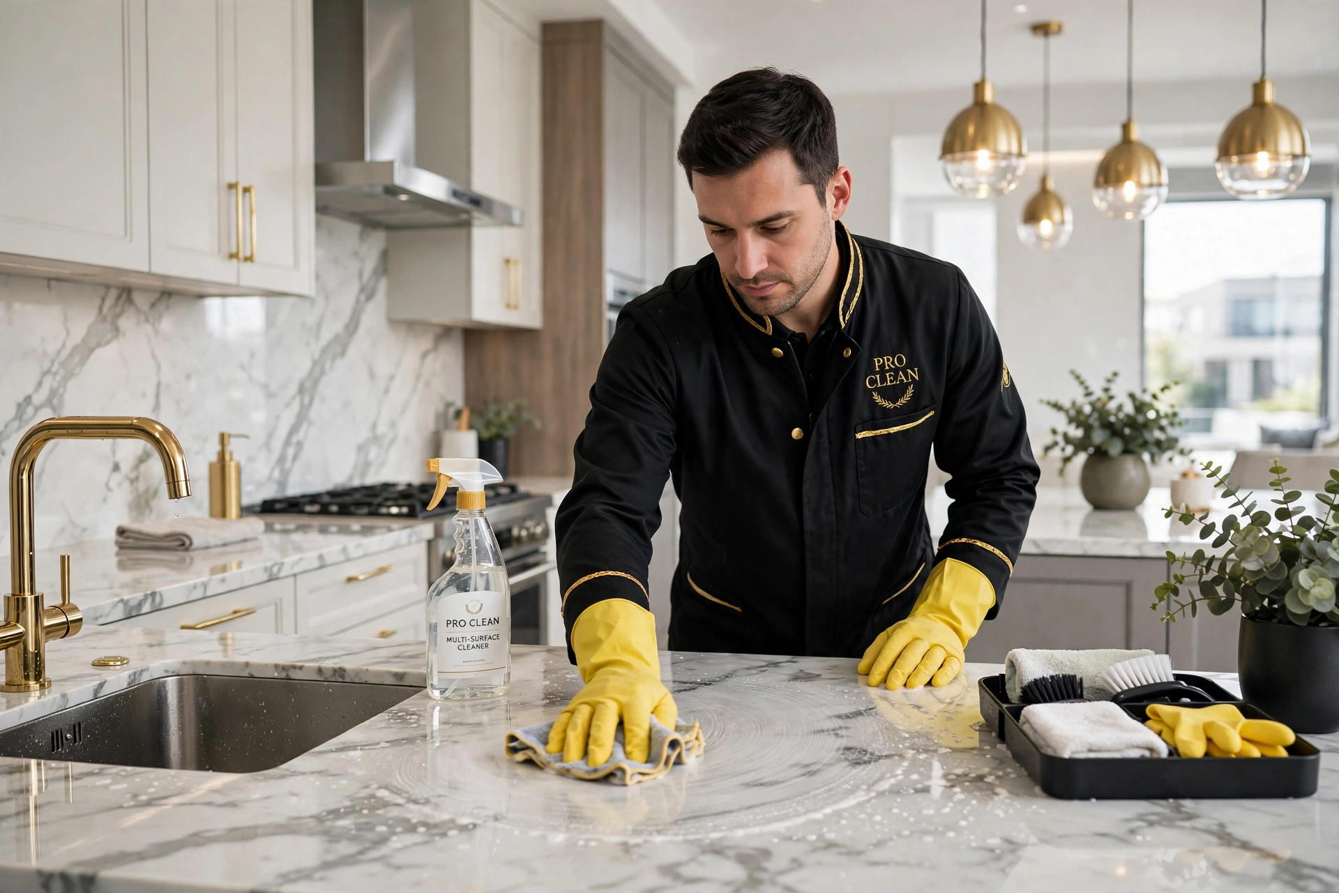 Professional kitchen cleaning