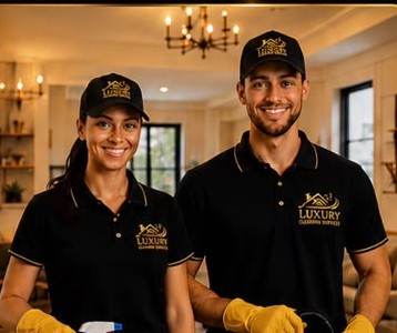 Luxury Pro Cleaning team in uniform